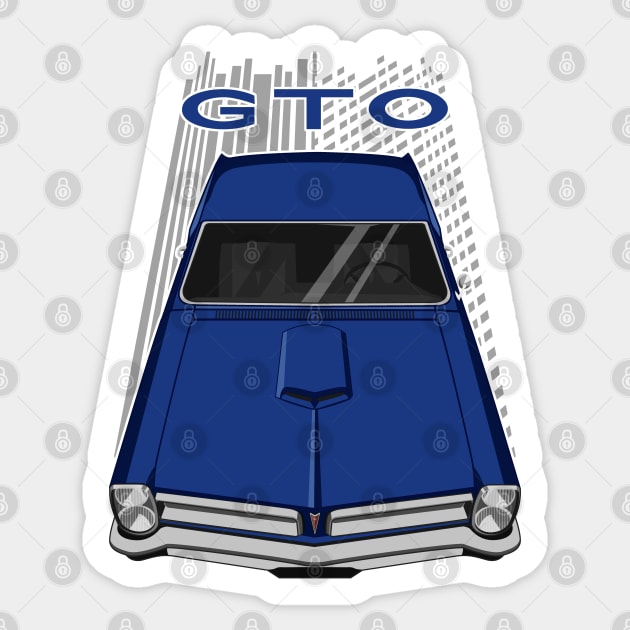 Pontiac GTO 1965 - Blue Sticker by V8social